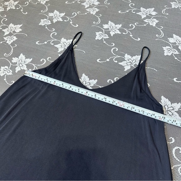 Aritzia Talula Crescent V-Neck Tank Dress in Grey Sz XS - Picture 7 of 11